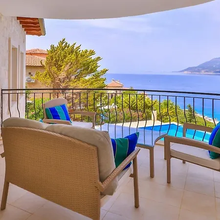 Βίλα June With Spectacular Views, 50 Mt To The Sea Κας