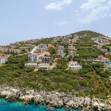 Βίλα June With Spectacular Views, 50 Mt To The Sea Κας